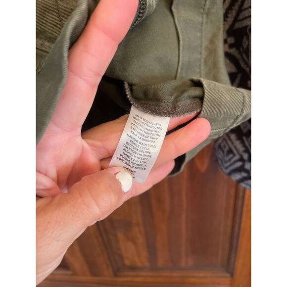 Sun and Shadow Contrast Sleeve Field Jacket Medium - Picture 5 of 7